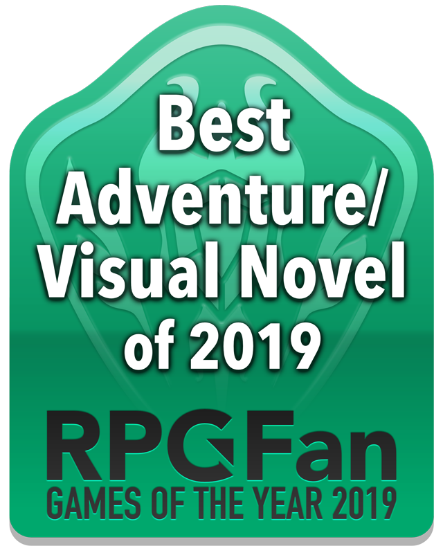 RPG Fan Award - AI The Somnium Files - Best Adventure or VN of 2019