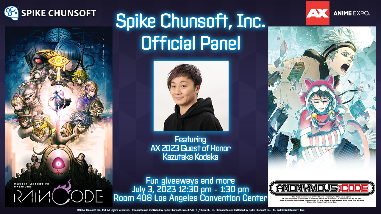 Noisy Pixel on X: Anonymous;Code Coming West from Spike Chunsoft 2023;  Anime Expo 2022 -   / X