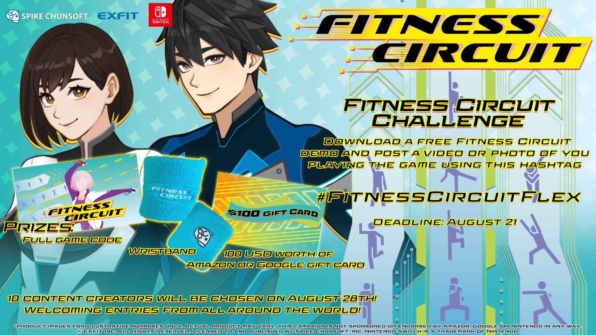 Fitness Circuit Flex Instagram ＆ TikTok Campaign Spike Chunsoft