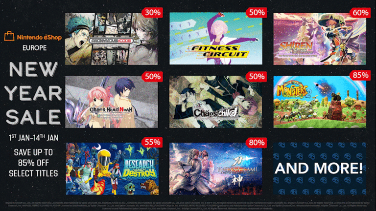 Help save up to 85% on Spike Chunsoft, Inc. Video games In the course of the Nintendo eShop Europe New Yr Sale January 1 to January 14, 2024