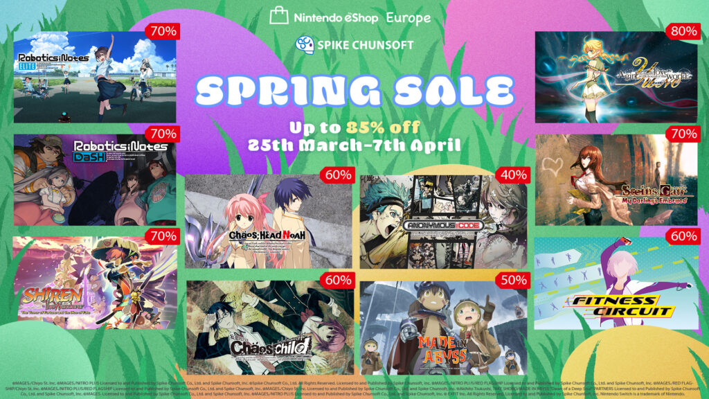 Assist save as much as 20% on Be taught Detective Archives: RAIN CODE, as much as 85% on Spike Chunsoft Recreation titles on Nintendo eShop Europe March 25 to April 7, 2024