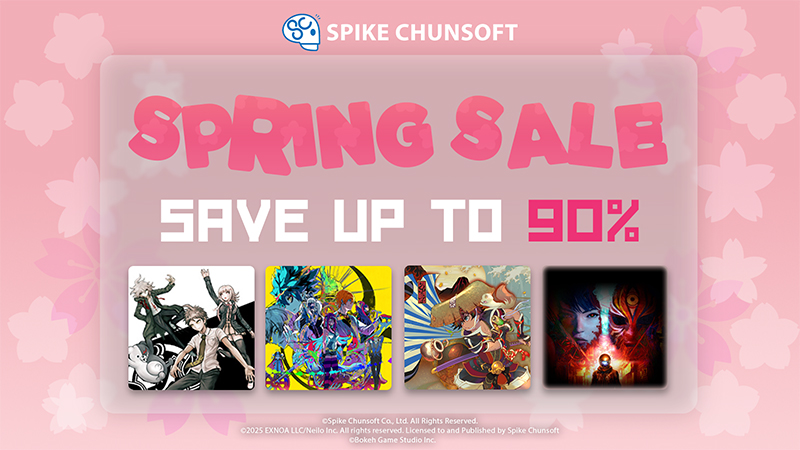 Save on These and More Spike Chunsoft Games During the Spring Sale on Steam® March 19 to March 26, 2026
