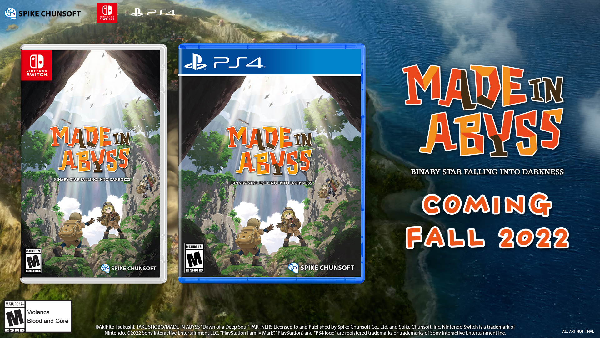 Made in Abyss terá jogo para PS4, Nintendo Switch e PC em 2022 - Manga  Livre RS