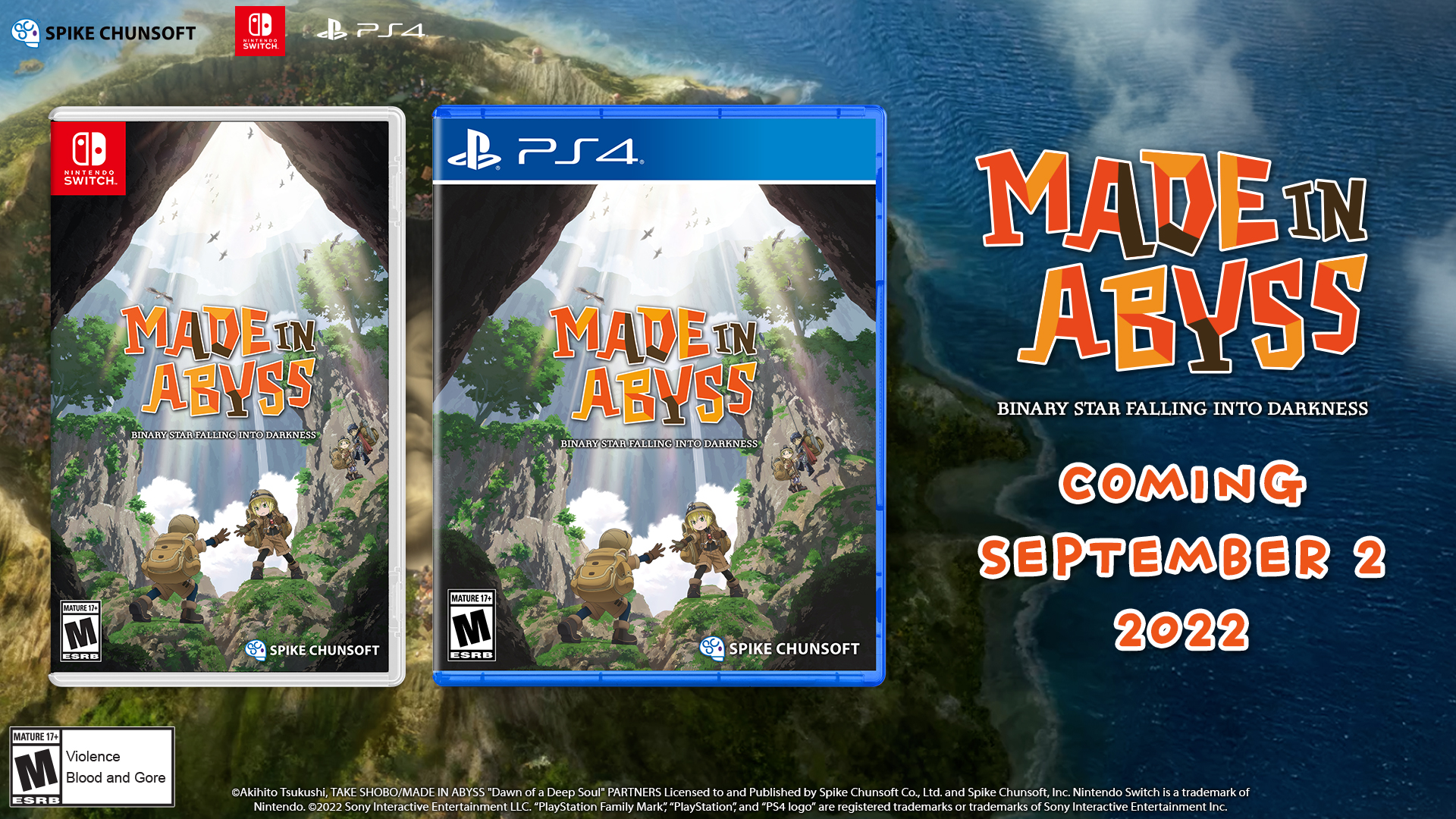 Made in Abyss: Binary Star Falling into Darkness-Standard Edition for  PlayStation 4