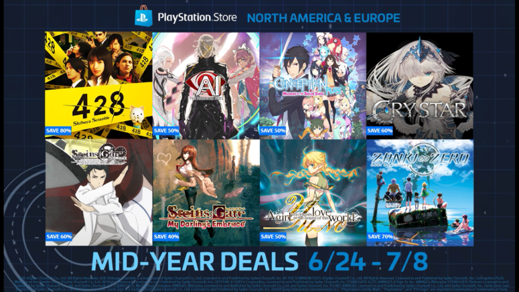 Spike Chunsoft, Inc. on X: 🎮⏰#PlayStation Store Black Friday Sale will  end tomorrow on 11/27! Now is your chance to save up to 85% on select Spike  Chunsoft, Inc. titles Check the