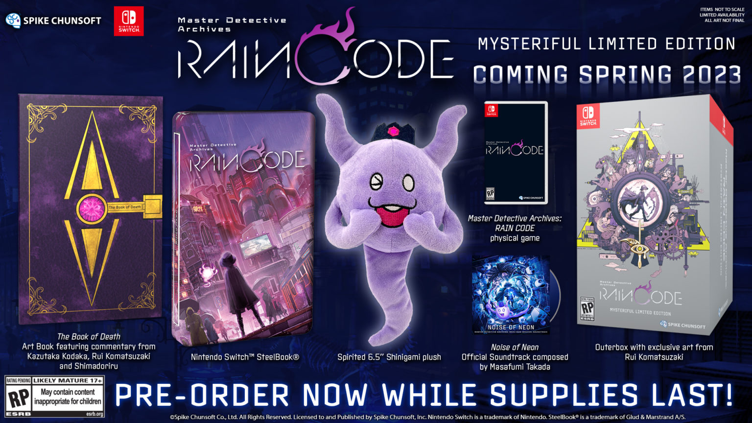 Master Detective Archives: RAIN CODE for Nintendo Switch™ Pre-Orders ...