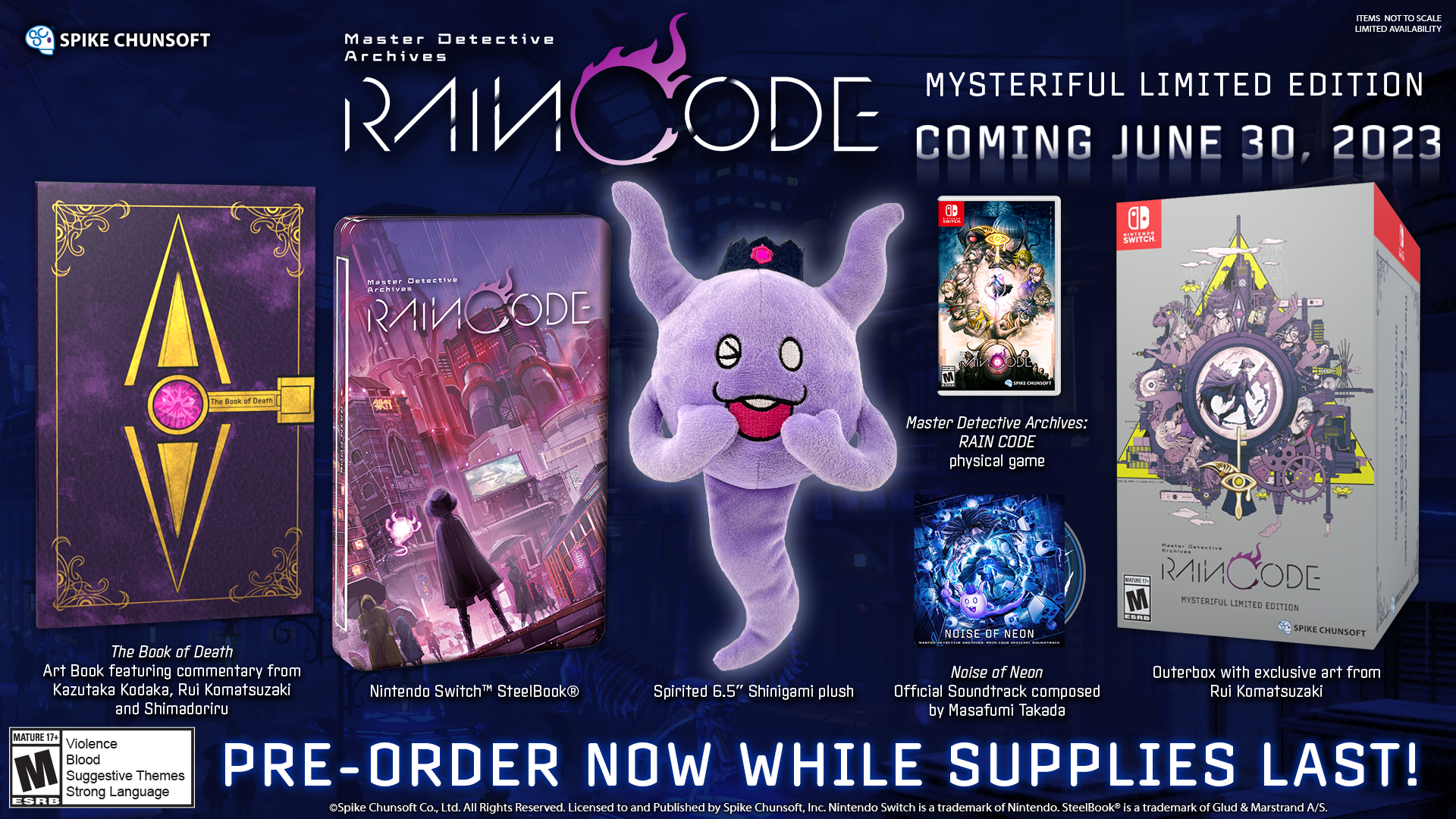 From the Minds Behind the Danganronpa Series, Master Detective Archives:  RAIN CODE - DLC 3 for Nintendo Switch™ Featuring Protagonist Halara  Nightmare is Available Now - Spike Chunsoft
