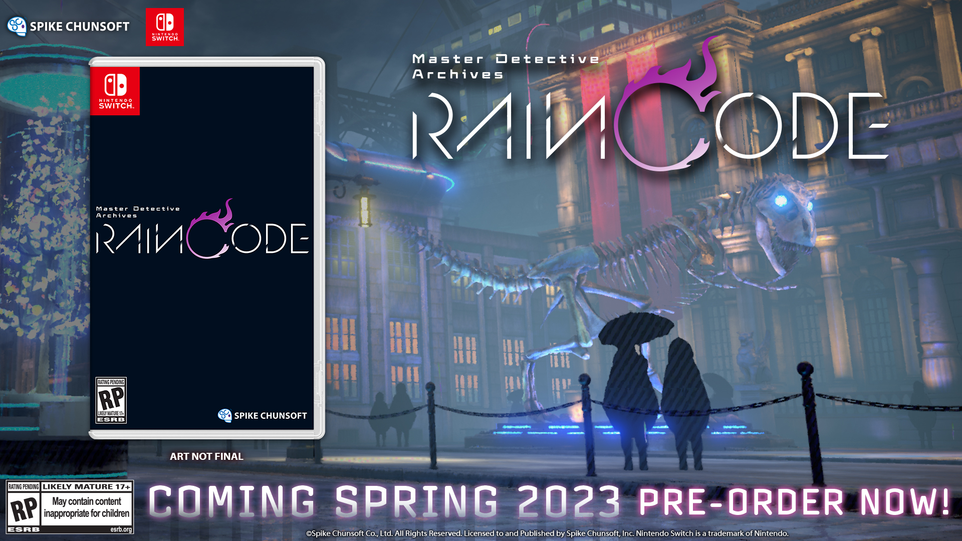 Master Detective Archives: RAIN CODE for Nintendo Switch™ Pre-Orders Open  Today. Mysteriful Limited Edition Details Revealed. - Spike Chunsoft