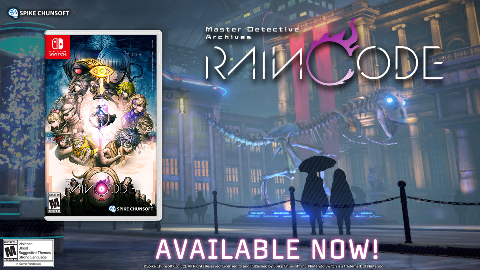 Master Detective Archives: RAIN CODE Plus - Spike Chunsoft