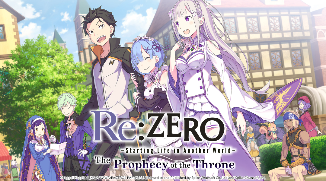 Re Zero Starting Life In Another World The Prophecy Of The Throne New Trailer Reveals New Characters And Release Date For North America And Europe Spike Chunsoft