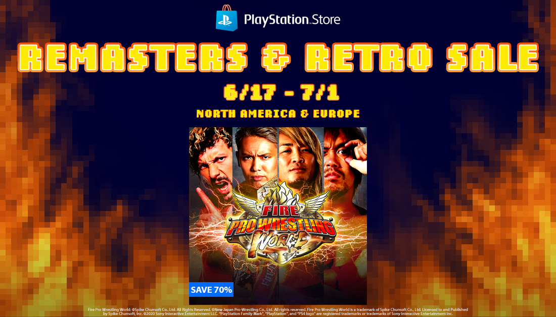 Fire Pro Wrestling World (Day One) - PS4 - ShopB - 14 anos!