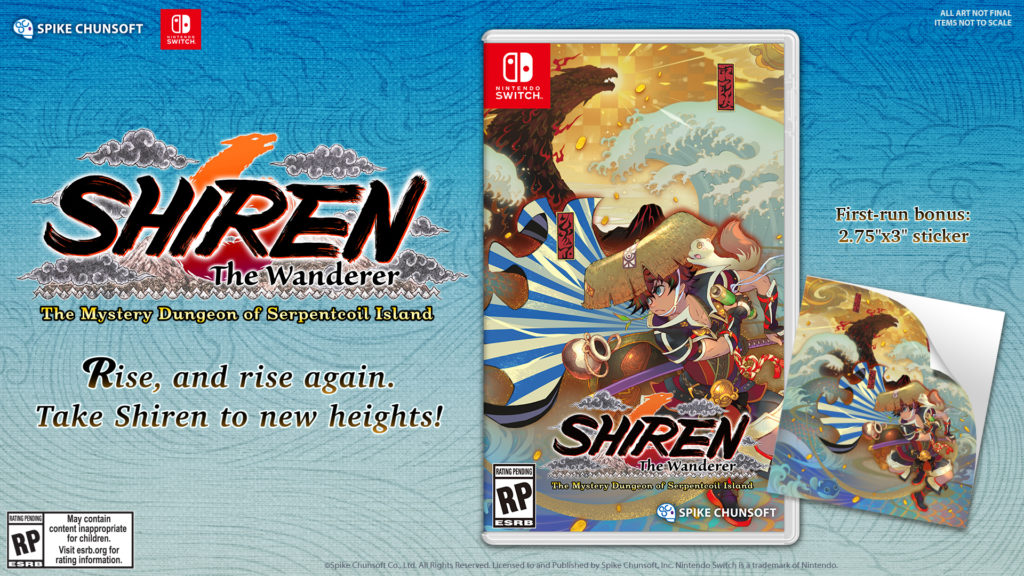 El RPG roguelike Shiren the Wanderer: The Mystery Dungeon of Serpentcoil Island para Nintendo Switch™ llegará a Norteamérica y Europa