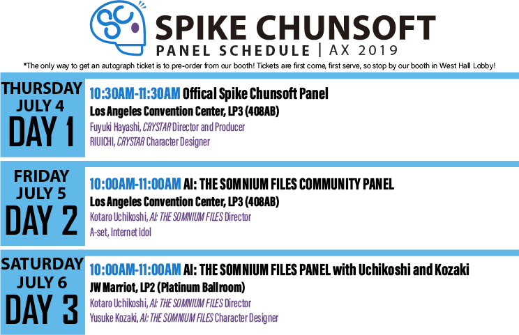 Anime Expo Schedule Day 4